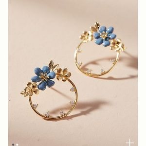 Luau Mini Hooped Post Earrings